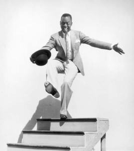 Bill Robinson doing his famous staircase dance